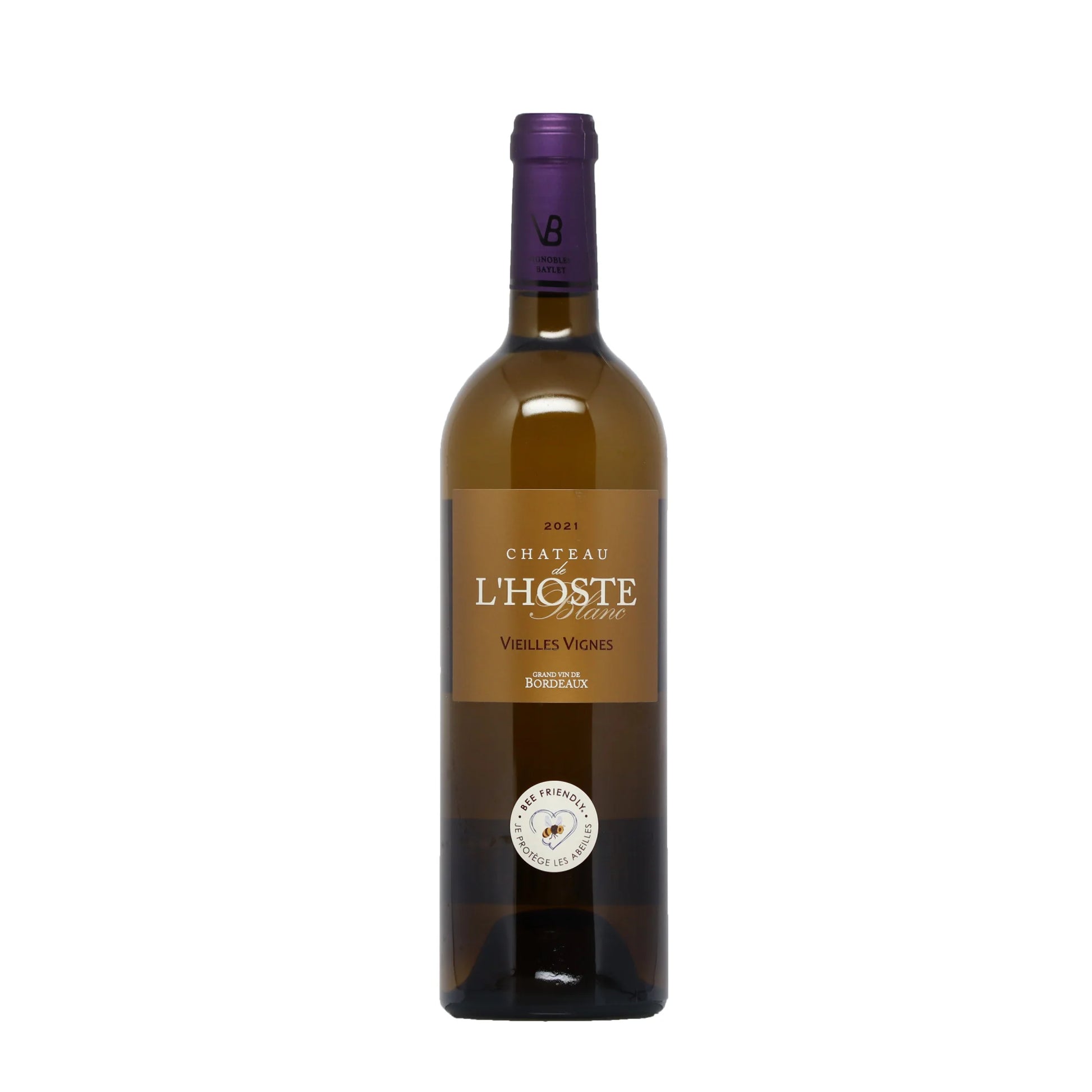 Entre-deux-Mers Vieilles Vignes Blanc AOC 2021 Château de l’Hoste Blanc Bordeaux -