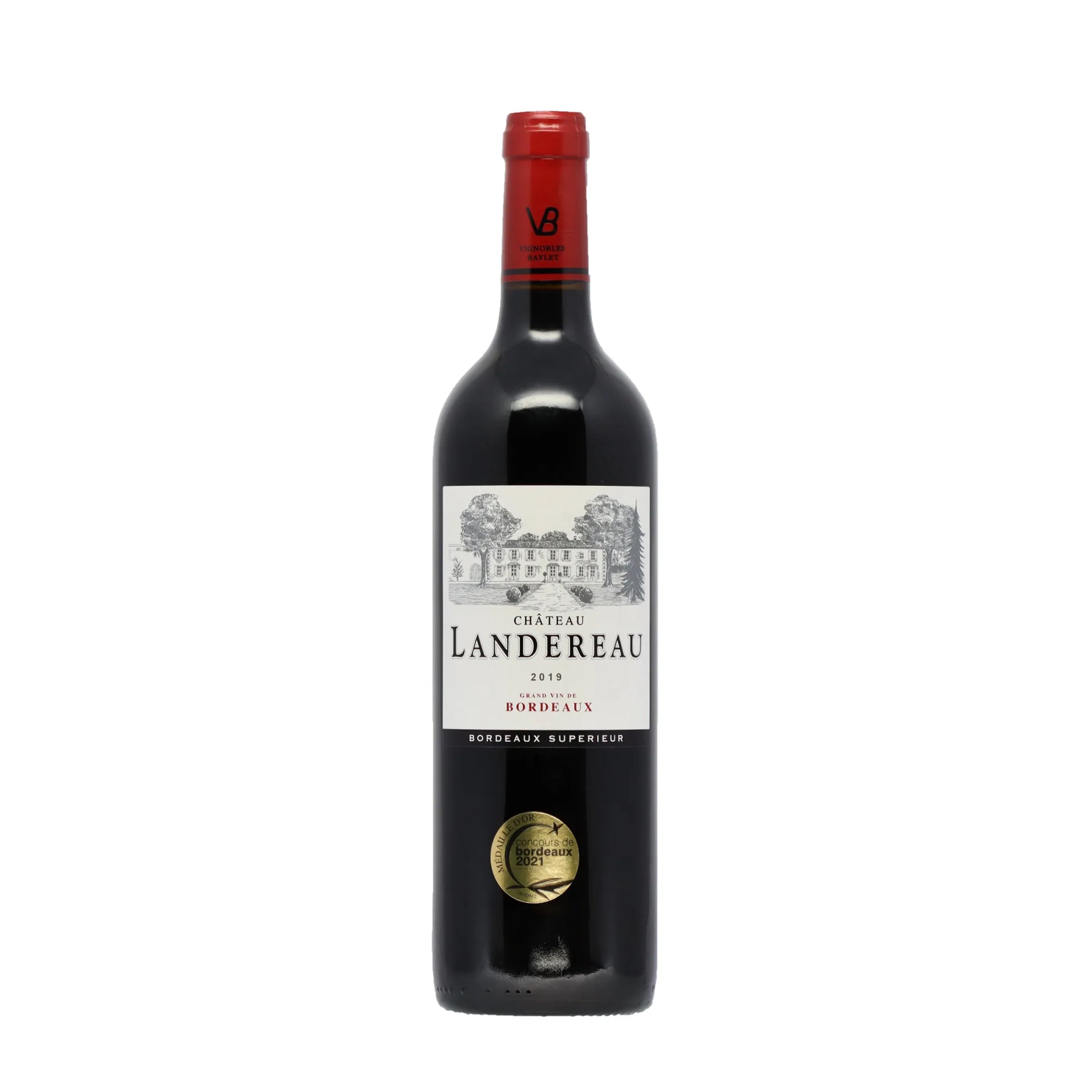 Bordeaux Superieur Rouge AOC 2019 Château Landereau Frankreich - Rotwein - Wein